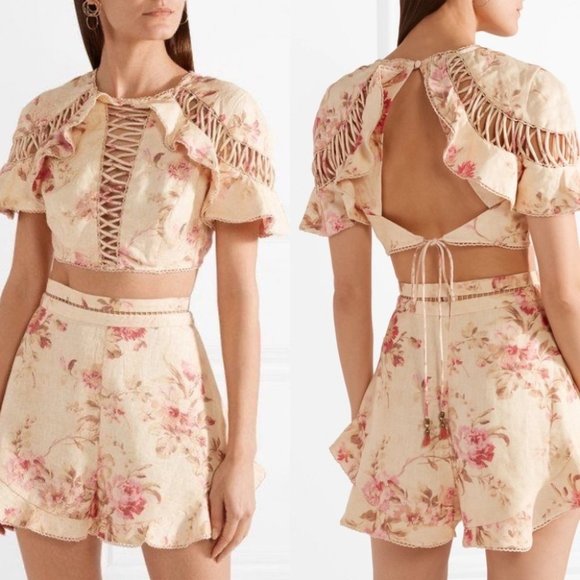 NWT Zimmermann SET: Corsair Flutter Top & Shorts 8 - Picture 1 of 15